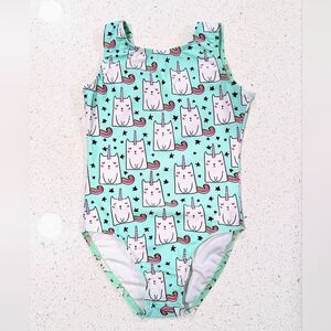 CATICORN Destira Gymnastics Dance Leotard XS Extra Small UNICORN Cats ULTRA SOFT